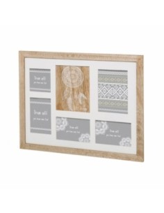 MARCO DECORATIVO 50 39CM UNIMASA MAD HAKUNA 6 FOTOS 123004