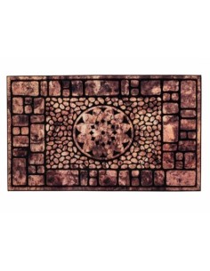 FELPUDO DEC. 75 45CM RECT POLIESTER-PVC UNIMASA