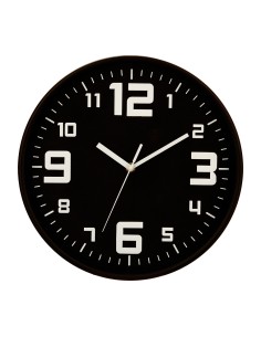 Reloj color negro ø30cm