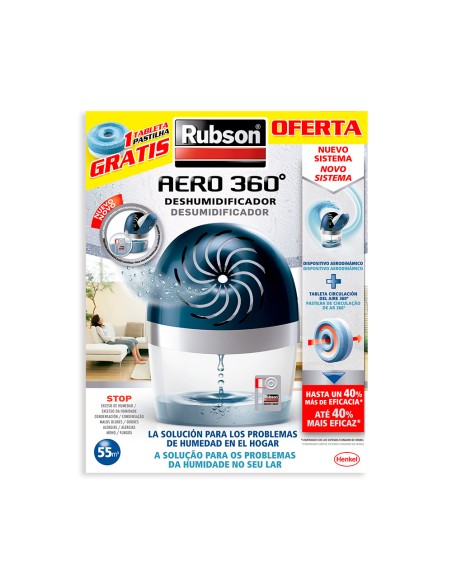 Deshumidificador aero 360 aparato 450 g