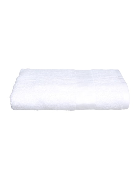 Toalla de rizo 450g color blanco 100x150cm