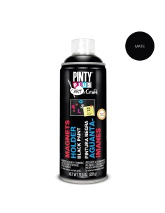 Pintura en spray art & craft 520cc pintura aguanta-imanes negra pi104