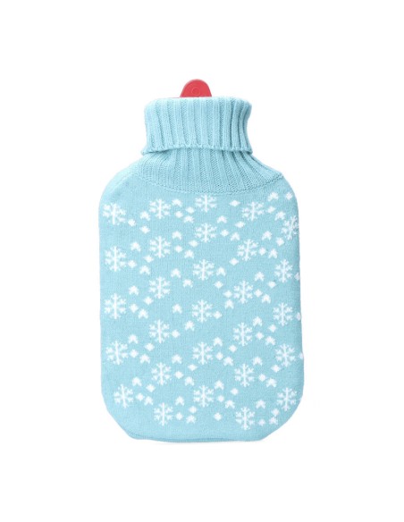 Bolsa de agua caliente 2 l modelo azul copos blancos