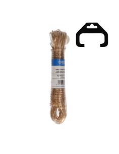 Cable acero plastificado oro 10 m