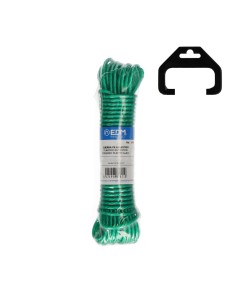 Cuerda plástico verde revestido pvc tendedero 10 m
