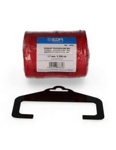 Cordón trenzado polipropileno 8842 rojo, calibre 1,7 mm x 200 m