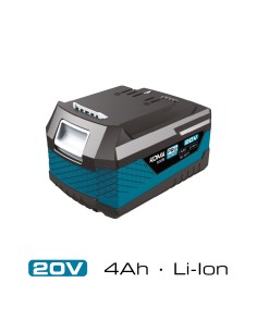 Bateria li-ion 20 v 4.0 ah 11,8 x 7,4 x 6,7 cm