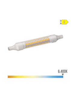 Bombilla lineal led 118mm r7s 9w 1280lm 6400k luz fria ø1,6x11,8cm edm