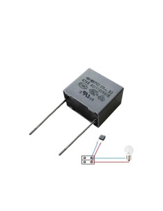 Condensador para bombilla led