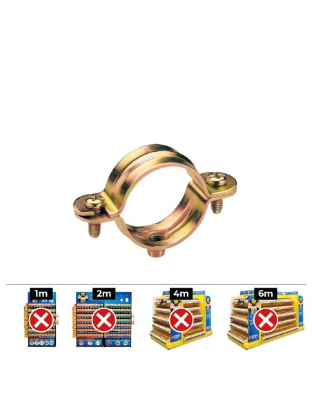 Caja 100 unid. abrazadera l ø15x40mm din/ref l celo