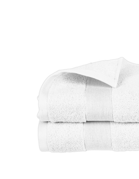 Toalla de rizo 450g color blanco 50x90cm