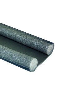 Burlete doble cara para bajo puerta gris 25 mm x 95 cm