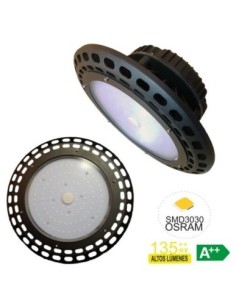 CAMPANA ILUMIN 150W 20.250LM LED RSR ALU 5700K NEGRO SMD3030