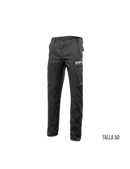 Pantalon largo negro talla-xxl serigrafiado