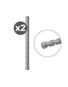 Broca para piedra d-s hm, 2 uds ø3,00 x 30 /60 mm