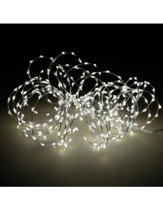 Guirnalda micro led 378 leds extra brillante, luz cálida, exterior, 6 m