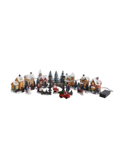 Pueblo navideño 2xaa no incluidas