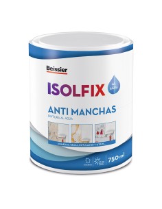 Pintura al agua isolfix anti manchas blanco 750 ml