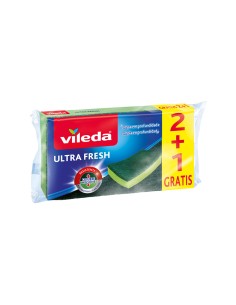 Estropajo ultra fresh con esponja 2+1 antibacterias