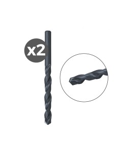 Broca para metal hss-r din 338, 2 uds, ø4,00 x 43/75 mm