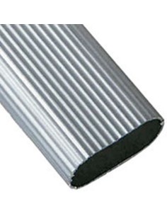 TUBO ARMARIO OVALADO 30 1MT ALU PLA MICEL *AL CORTE*