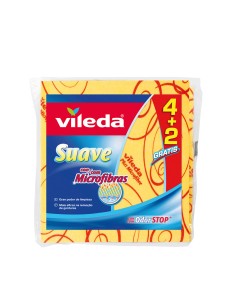 Bayeta amarilla suave 4 + 2 30% microfibra