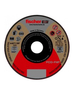 Disco corte fcd-fhp inoxidable ø115 x 1,0 x 22,23 mm