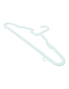 Perchas blancas 42 x 1,2 x 19 cm, 3 uds