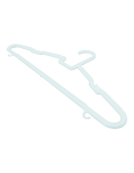 Perchas blancas 42 x 1,2 x 19 cm, 3 uds