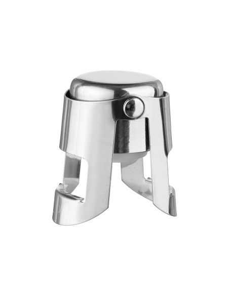Tapón para cava/champagne de acero inoxidable