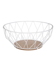 Frutero metálico baltik blanco ø28 cm colores/modelos surtidos