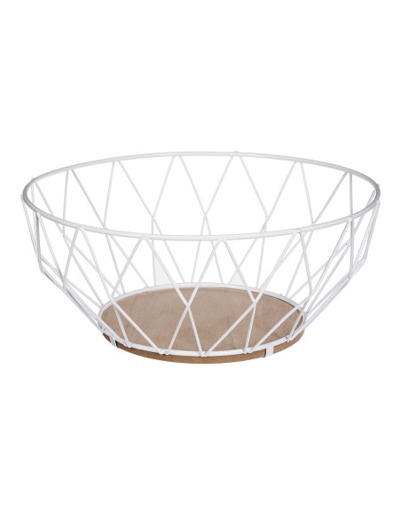 Frutero metálico baltik blanco ø28 cm colores/modelos surtidos