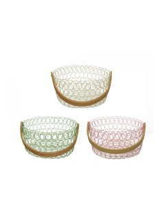 Cesta metalica 20x10ccm colores surtidos