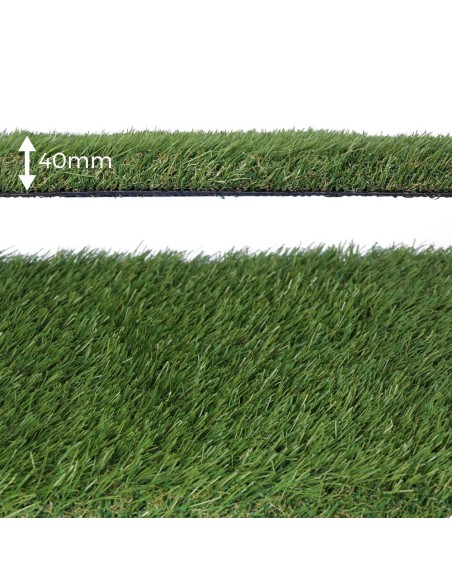 Césped artificial 40 mm, 1 x 5 m