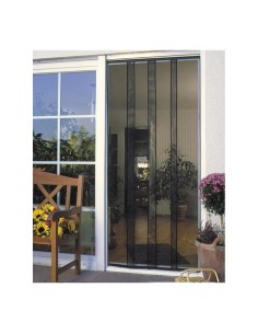 Cortina mosquitera standard antracita 100 x 220 cm