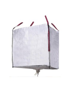Big bag saco de escombros 90x90x90cm . color blanco aguanta hasta 1000kg densidad 100g/m