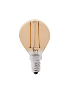 LAMPARA ILUMIN LED ESF. FILAMENTO E14 4W 350LM 2200K VINTAGE