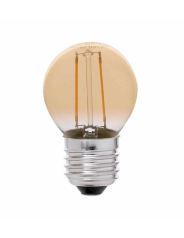 LAMPARA ILUMIN LED ESF. FILAMENTO E27 4W 350LM 2200K VINTAGE