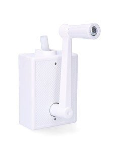 Torno persiana exterior 50 kg blanco con manivela