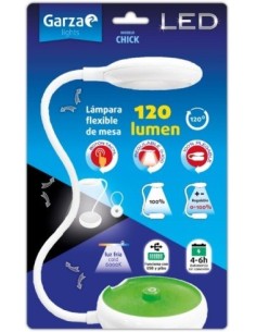 FLE O SOBREM 120LM 6000K BL-VE LED USB-PILAS CHICK GARZA