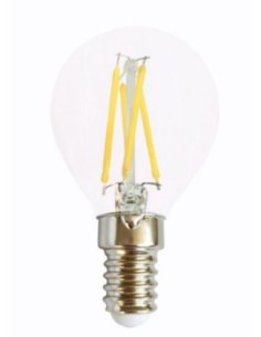 LAMPARA ILUMIN LED ESF. FILAMENTO E14 4W 490LM 4000K CLARA R