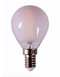LAMPARA ILUMIN LED ESF. FILAMENTO E14 4W 450LM 4000K MATE RS