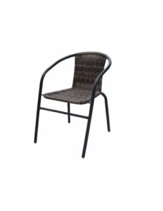 SILLA JARD 53 58 75CM NATUUR HIERRO-RATAN MARR NT123427