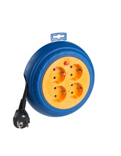 Enrollacables 03 m 3 g 1,50 mm 4 tomas t/tl