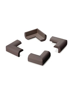 Protector cantos acolchado marron 5002-4-001 (blister 4 unid.) inofix