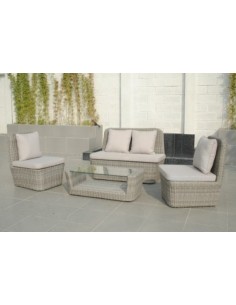 MUEBLE JARD 4 PIEZAS NATUUR RATAN GR CUBO NT123663 6 PZ