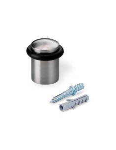 Tope de puerta con torica acero inoxidable (blister)