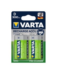 PILA RECARGABLE LR20 D 3000MA VARTA 2 PZ
