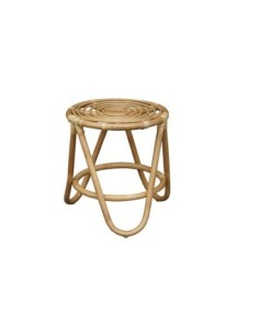 MESA JARD 40 40 45CM AU ILIAR NATUUR RATAN NAT CANARIA NT123