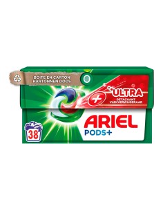 Detergente cápsulas pods + ultra 38 dosis